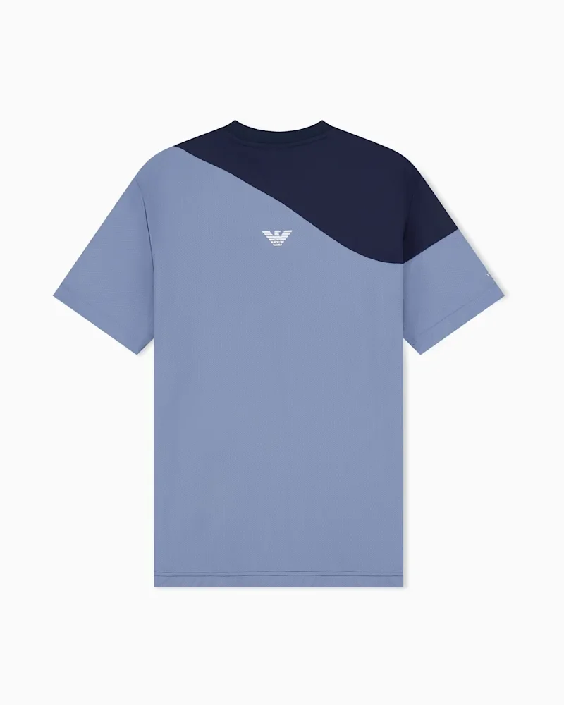 Футболка EA7 regular fit зі джерсі — фото 3