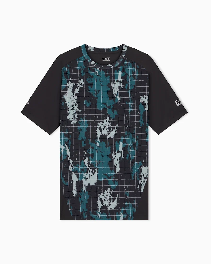 Футболка EA7 slim fit зі джерсі