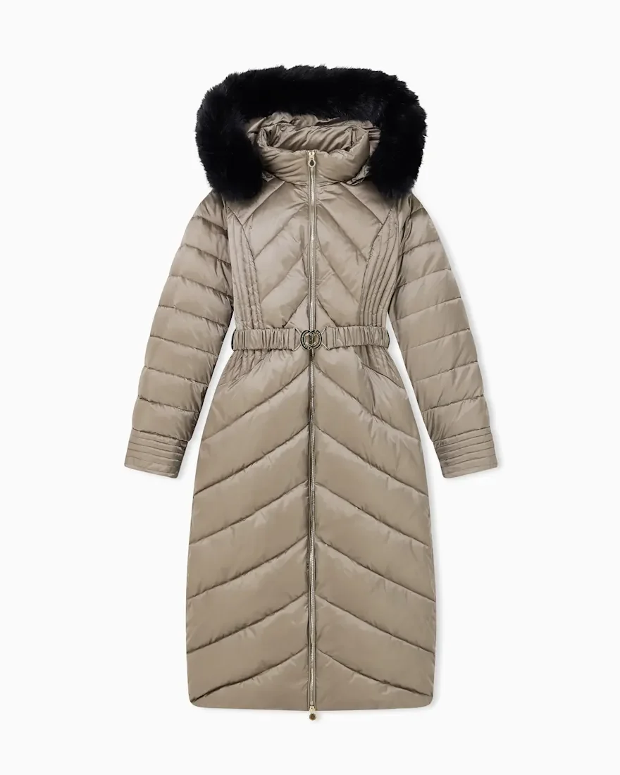 Пальто EA7 regular fit з капюшоном