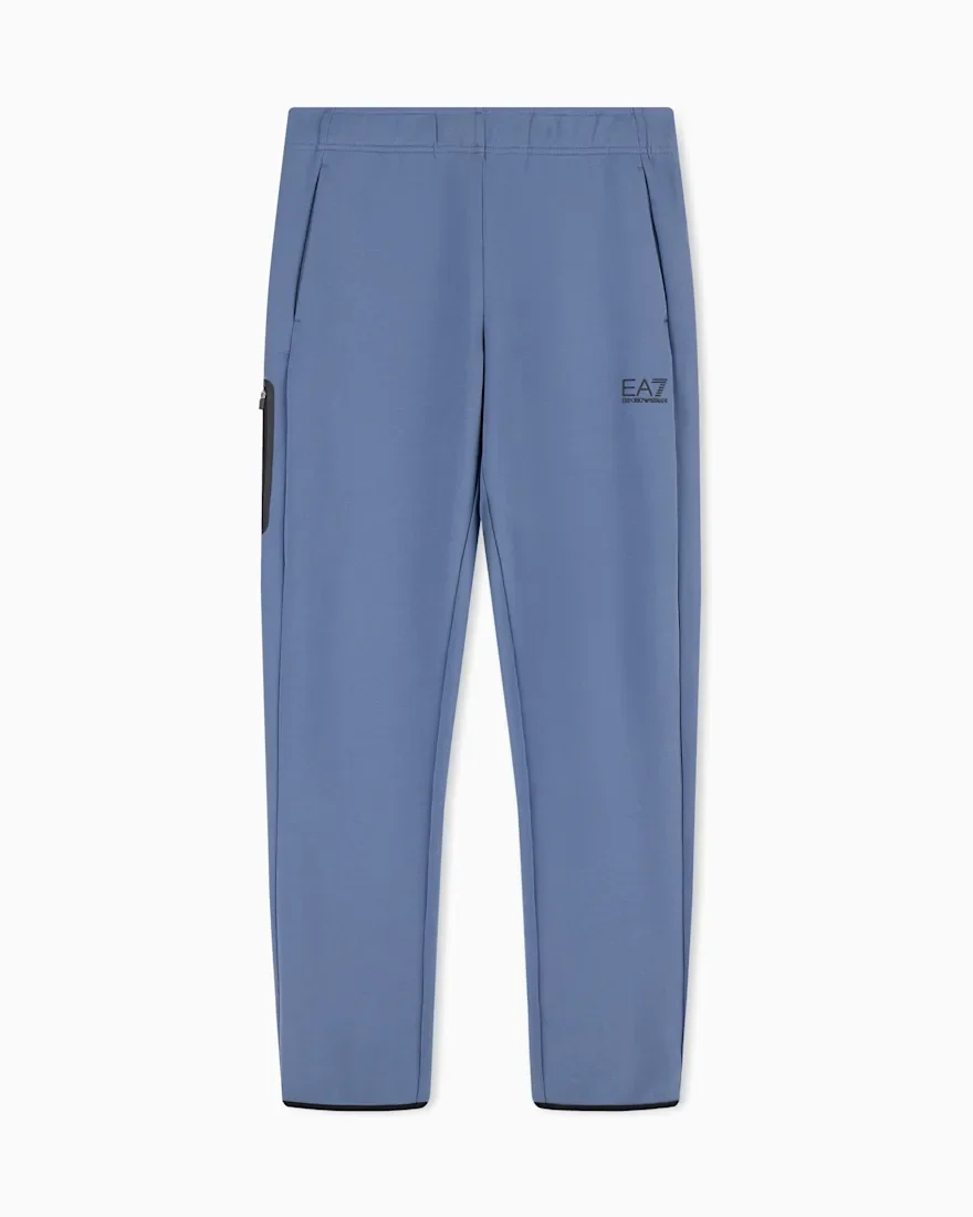 Штани EA7 slim fit з бавовни